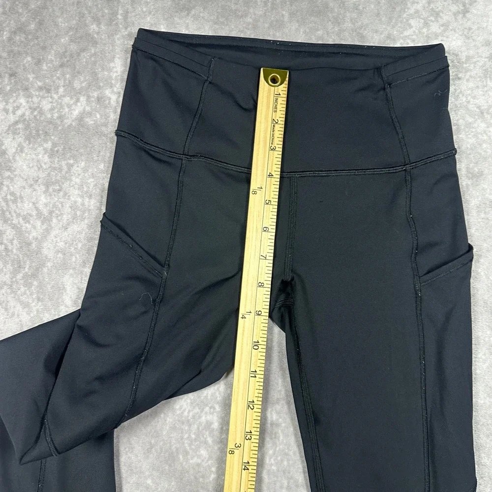 Lululemon Speed Up Tight Black High Rise Leggings Pockets Size 4 Athletic Yoga